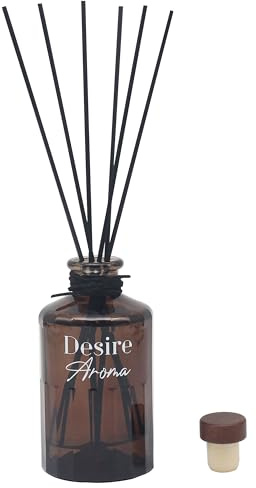 Lesser & Pavey Desire Aroma Midsummer NightReed Diffuser 200ml | Air freshener, calming ambience, aromatherapy, thoughtful gift, stick diffuser, stress relief mind