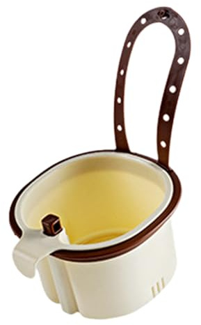 Sink Food Catcher Basket - Drain Basket for Hanging Strainer 13×14.5×8.9cm Kitchen Sink Strainer, Multipurpose Sink Holder with Adjustable Shelf for Vegetables and Leftovers