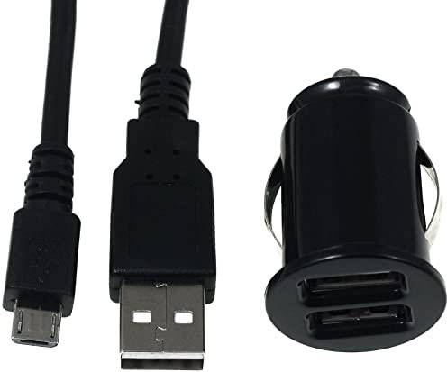 Mini KfZ-Ladeadapter inkl. 2.0 High-Speed Ladekabel für Samsung Galaxy S5 / S6