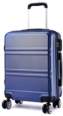 Kono Ensemble de 3 valises à la Mode en ABS léger, avec Mallette de Transport Rigide, avec 4 roulettes, Valise 20 , 24, 28