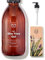 Bionoble Aloe Vera Gel Bio 200ml - Pures Aloe Vera Fruchtfleisch 100% Rein mit Ätherisches Lavendelöl BIO - Ohne Pulver und Xanthan - Gesicht, Augenpartie, Körper, Haare - Glasflasche + Pumpe