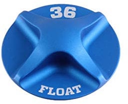 (T) Federteile: 2014 36 FLOAT Air Topcap, Al, Blue Ano (803-01-676) (Dichtung 029-03-008 zu diesem Teil hinzufügen)
