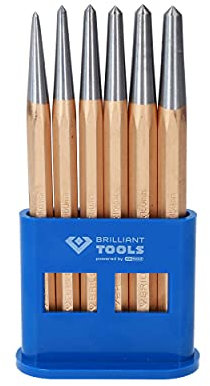 BRILLIANT TOOLS BT085080 Jeu de pointeaux, 6 pcs [Powered by KS TOOLS]