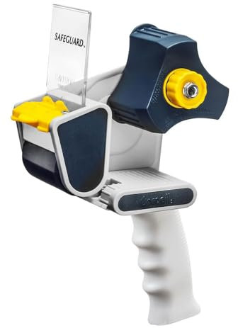 Excell Safeguard Paketbandabroller mit 1 Rolle Klebeband, 5,1 cm breite Klebebandpistole für Verpackung, Kartonversiegelung, Kartonversiegelung