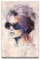 Porträt Abstrakt Kunst Filmikone Schauspielerin Sonnenbrille 60x90cm Leinwandbild