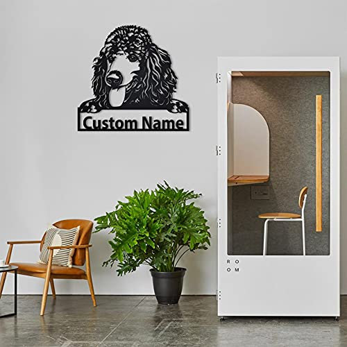 zouwii Personalizado del Cartel del Metal del Perro de Pastor alemán | Letrero de Metal Personalizado Perro Pastor alemán | Animal Divertido | Regalo del día del Padre | Regalo para Mascotas