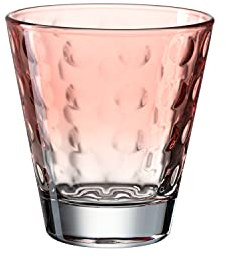 Leonardo Optic 025896 Verre à eau en verre coloré Orange 215 ml