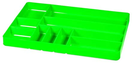 ERNST Tool Organizer Tray, Green, 10-Compartments, Storage, Garage, Workshop, Organization, Tools, Equipment, Heavy-Duty, Multi-Compartment, Durable, Industrial, Workbench, Efficient Storage