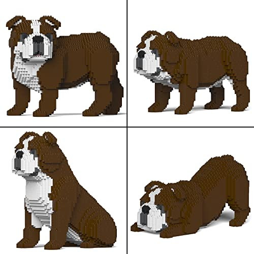 JEKCA Englische Bulldogge 4-in-1-Pack, 3061 Teile, Ab 14 Jahren
