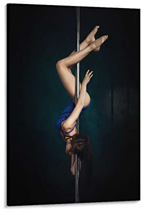 ASDSA Pole Dance Poster Pole Dance dekoratives Gemälde Poster dekorative Malerei Leinwand Wandkunst Wohnzimmer Poster Schlafzimmer Malerei 40 x 60 cm