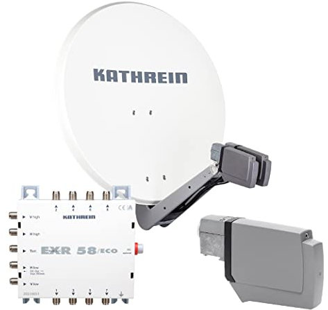 Kathrein CAS 90 ws Sat-Antenne multifeedfähig Weiss - 8 Teilnehmer