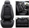 maiqiken Autositzbezug Für Nissan X-Trail T32 2014-2024 Komplettset 5 Sitze Allwettereinsatz Auto Ledersitzbezug Schwarz Weiß