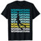 Fan de cadeau incroyable de basket-ball Wembanyama T-Shirt