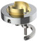 Soporte de base fija para grifo, tuerca de grifo, cocina, baño, lavabo, grifo, accesorios de fijación, placa de base de grifo, junta cromada, cubierta de cobre-fregadero de cocina, base fría y