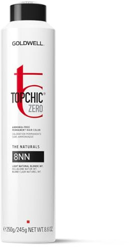 GOLDWELL Topchic Zero 8NN Light Natural Blonde Intense Can 250ml