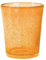 H&H Set 6 Bicchieri in Vetro Giada bibita cl46 Arancione