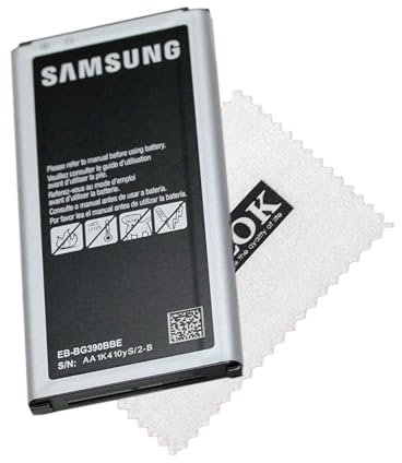 Batterie pour d'origine Samsung pour Samsung Galaxy XCover 4 (G390F) EB-BG390BBE avec Chiffon de Nettoyage Shlok