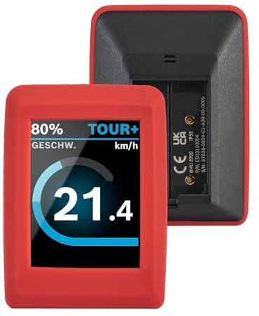 Besudo Silikon-Schutzhülle geeignet für Bosch Kiox 500 Display(BHU3700) - Schutzrahmen Displayschutz für Bosch Kiox 500 Display als Schutz vor Absturz in 3 Farben-46-K-GJ-B