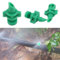50 micro getti spray per irrigazione a spruzzo, adatti per giardini, agricoltura (180 gradi)