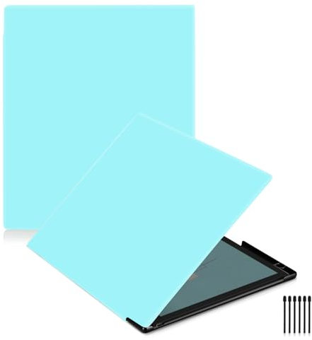 QIOFEARTH Schutzhülle für Boox Note Air4 C (2024)/Boox Note Air 3 C/Note Air 12 Zoll (3,10 cm) Papier-Tablet, schlank, leicht und harte Rückseite, Schutzhülle mit integriertem Stifthalter, kommt mit
