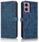 Succtopy Custodia Motorola Moto G24 4G Portafoglio in Premium PU Pelle Libro Cover Motorola Moto G24 4G Protettiva Stand Caso con [Slot Schede] [Magnetica Chiusura] Case Motorola Moto G24 4G Blu