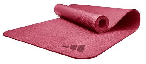 adidas Yogamatte, 6 mm, Burgunderrot