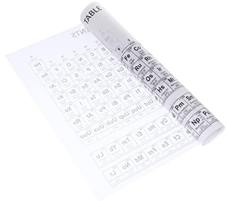 SEWOART 1stück Chemie Elemente Periodensystem Poster Für Klassenzimmer Deko Vintage Stoffmaterial Lehrmittel Für Schüler Und Lehrer Anschauliche Darstellung Der Chemischen Elemente