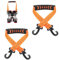 2pcs Sangles Transport pour Chaussures Ski avec Sac Rangement, Sangles Transport Ski Portables Sangles d'Épaule pour Ski Sangles d'Épaule pour Patins à roulettes Accessoires de Ski(Orange)