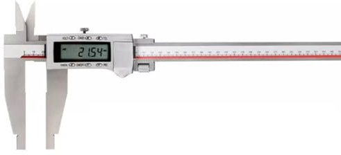 Digitale Messschieber 0-600mm für Innen- und Außendurchmesser – Präzisionsmessung für Industrie und Werkstatt – Edelstahl, 0.01mm Genauigkeit, LCD-Display, Nullstellung und Umrechnung von mm/Zoll