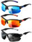 Utensilsto 3 Stück Fahrradbrille Polarisiert Sonnenbrille für Herren Damen Sportbrille Sonnenbrille UV 400 Schutz Ultraleichte Rechteckige für Radfahren Golf Baseball Laufen Wandern