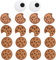 18 Stück Krümelmonster Accessoires,Hippie Patch Klett Cookies,Kekse Patches zum Aufbügeln,Niedliche Keks Aufnäher,Bügelbilder für Textilien Wackelaugen Großaugen zum Aufnähen Cookie Aufnäher