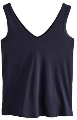 NEXT Damen Standard Slouch-Trägertop aus Modal Marineblau M