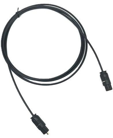 Digital Toslink - Cavo audio ottico compatibile con Samsung GQ43Q60D QLED SMART TV UHD 4K 43 pollici