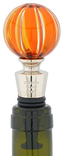 Bouchon de bouteille en verre de Murano - Rouge