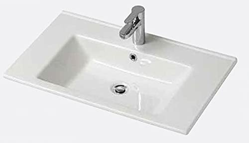 Pelipal Trentino 770/800 Keramikwaschtisch/Weiß / 78 x 2,5 x 51 cm