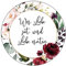 Schokoladenseite 48 x Aufkleber Blumensamen - Wer Liebe sät - 40 mm, Design Dusty 19030540, Sticker geeignet für Hochzeit Gastgeschenk Taufe Kommunion Geburtstag Feste Geschenke