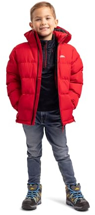 Trespass Blustery-Jacke für Jungen und Kinder, rot, 7 Jahre