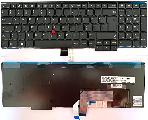 INFOELETTRONICA - Tastiera Italiana QWERTY per Lenovo ThinkPad T540, T540p, T560, L540, W540, W541, T550 - Ricambio di Qualità, Resistente e Facile da Installare per Notebook Lenovo