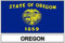 Akachafactory Autocollant Sticker Drapeau USA Oregon