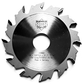 jjw-germany HM – Lama per sega circolare HANNA 100 x 3,97 x 22 Z = 12 WZ per fresatrici a tassello piatto, come ad esempio Lamello, 4250980606372