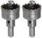 sourcing map 32mm Carbide Hole Cutter, Hole Saws for Stainless Steel Sheet Metal, High Density Carbide Tooth, 2pcs