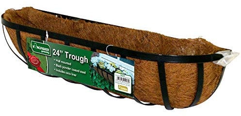 Fallen Fruits Robuster Wandkorb aus Metall für Pflanzen, 40 cm breit