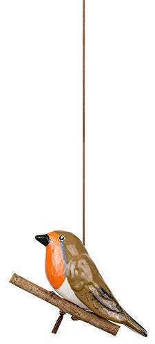Heimische Vögel aus Keramik - Vogelart zur Auswahl Rotkehlchen