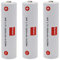 Kastar Lot de 3 batteries rechargeables de rechange 3,7 V 2600 mAh pour grue à cardan Zhiyun-Tech V1 Crane 2/Crane 2S/Crane 3S/Crane 3S Pro/Crane 3SE, Crane 3 LAB, Z1 Evolution Gimbal