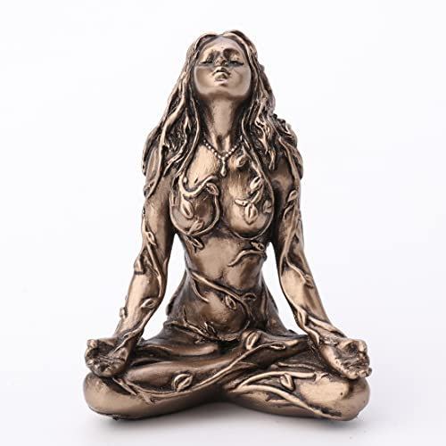 Veronese Design 6,3 cm Mutter Erde Gaia sitzend Lotus Pose