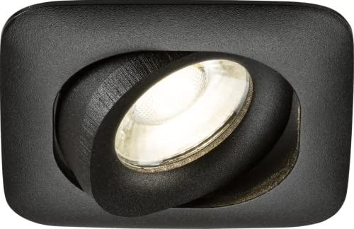 Odina Single Tilt Fixed Black Downlight