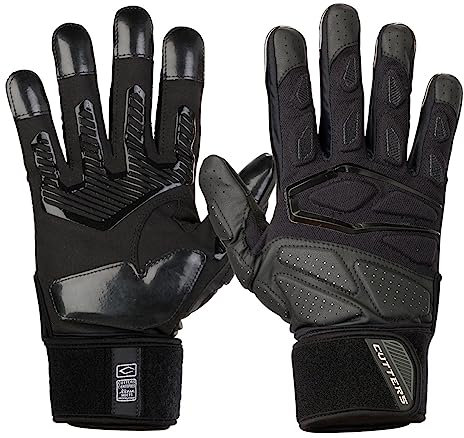 Cutters Lineman Gants de football rembourrés Force 5.0
