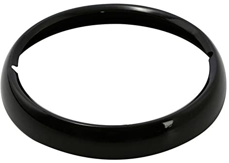Tsadeer Motorrad Schwarz 7 Scheinwerfer Zierring für Touring Glide Street Glide Road
