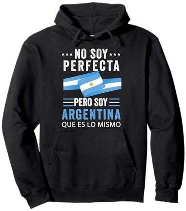 Bandera de Argentina para mujer Sudadera con Capucha