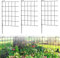 Dekorativer Gartenzaun, 12 Stück – kein Graben Hund Tier Barriere Zaun Rostfrei Metalldraht Panel Bordüre, Tier-Erdspieße Zäune für Garten, Terrasse 43,2 cm (H) x 6,3 m (L)